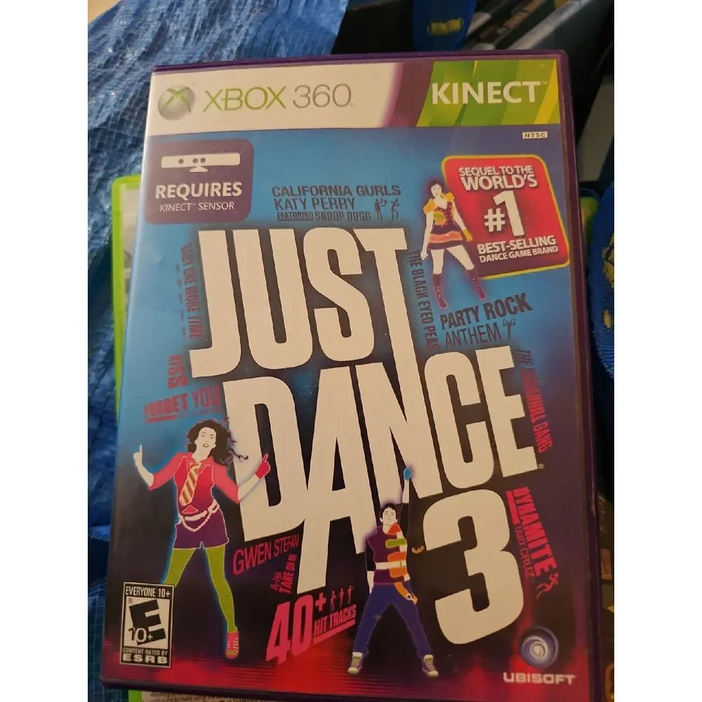 Just Dance 3 (Microsoft Xbox 360, 2011) With Katy Perry Bonus Tracks‎ Req Kinect